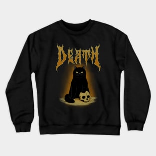 Death Metal Cat Crewneck Sweatshirt